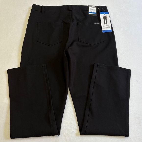 DKNY Jeans: Black Stretch Pants, Zip/Button Front Closure, Large, NWT - Picture 7 of 15